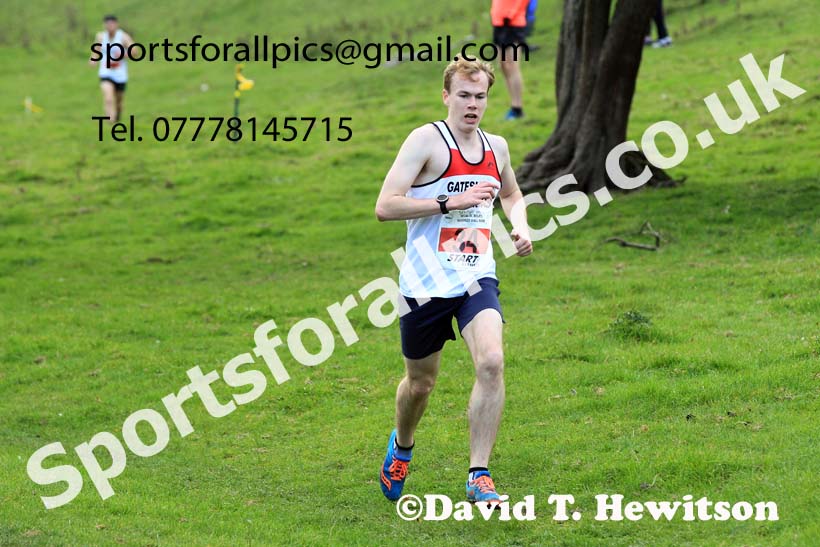 Senior men, 2022 NECAA Cross Country Relays, Thornley Hall Farm, Peterlee, County Durham, October 15th. Photo: David T. Hewitson/Sports for All Pics